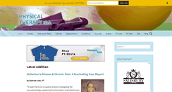 Desktop Screenshot of physicaltherapyweb.com